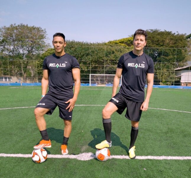 Rodrigo Faro e Ricardo Oliveira participam do 1º desafio (Foto: Divulgação Reals)