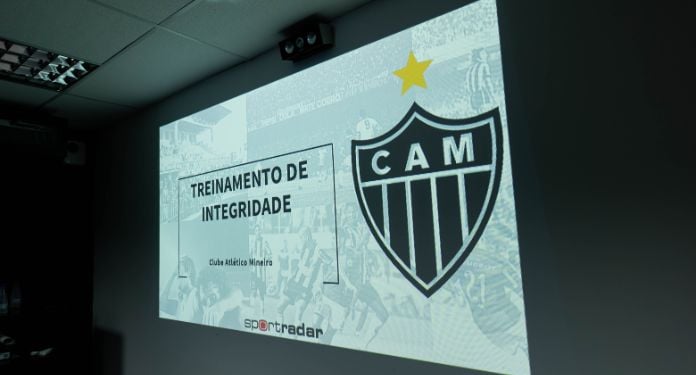 Treinamento contou com a presença de atletas e equipe técnica do Galo (Imagem: Divulgação - Sportradar)