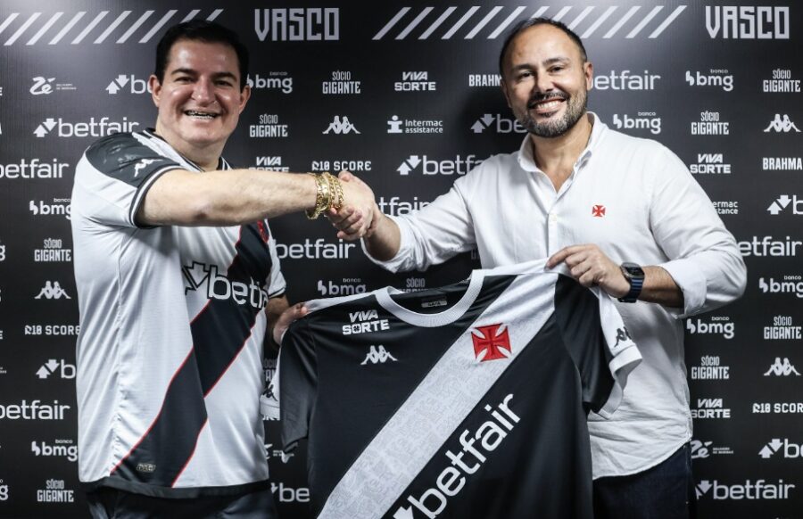 CEO do Vasco apresenta oficialmente a Viva Sorte como parceira. (Foto: Dikran Sahagian/Vasco da Gama)