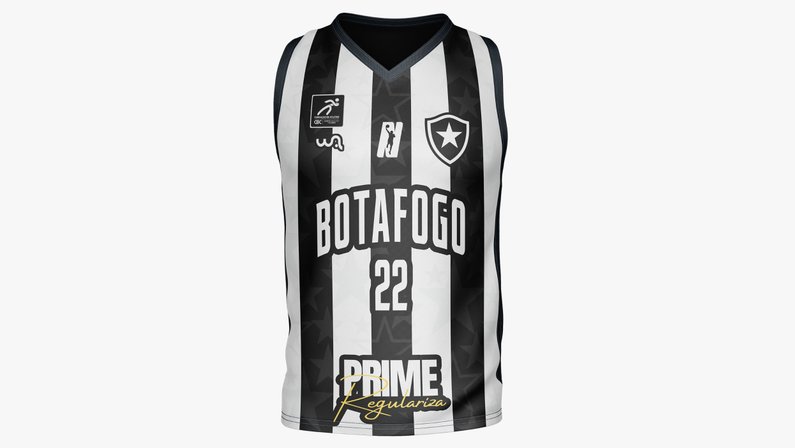 A Prime Regulariza vai estampar a marca na camisa do Fogão até setembro de 2025. (Imagem: Divulgação)