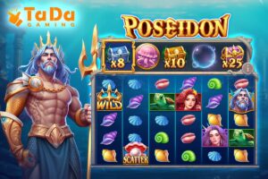 Giros Grátis, multiplicadores de até 500x no jogo bônus: conheça “Poseidon”, novo jogo de slot da TaDa Gaming