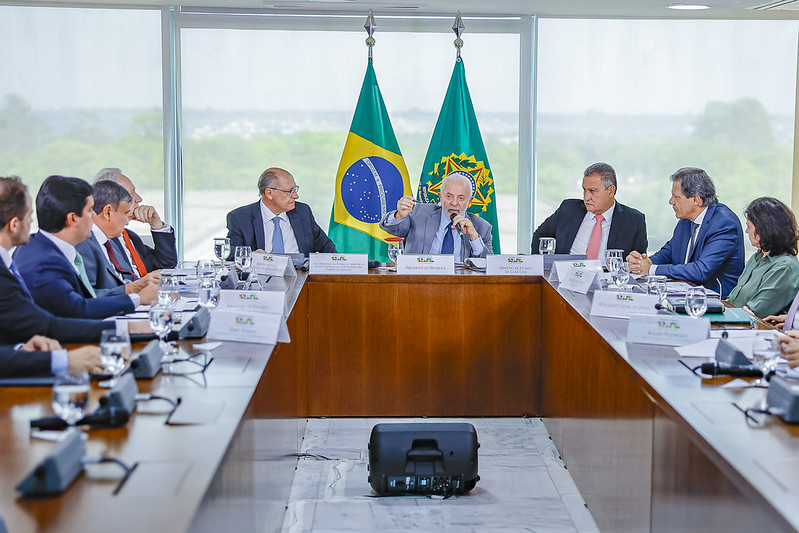 Lula se reúne com ministros em Brasília. (Foto: Ricardo Stuckert/Presidência da República)