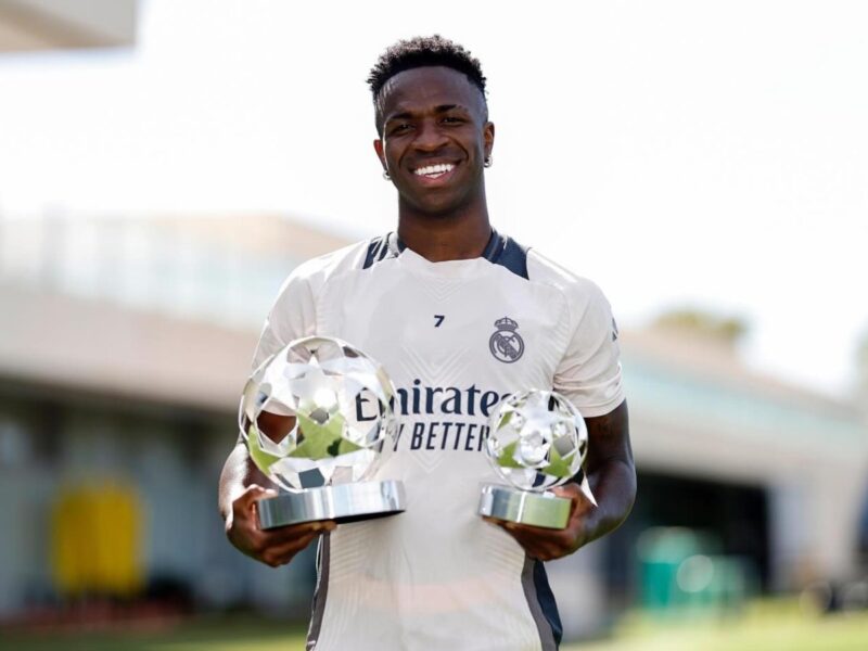 Vini Jr. ficou na 2ª colocação do Bola de Ouro (Imagem: Reprodução / Instagram )