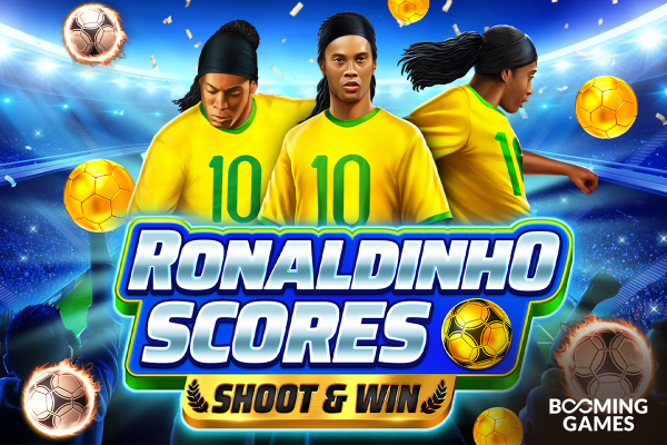 Slot Ronaldinho Scores Shoot & Win (Imagem: Divulgação / Booming Games)