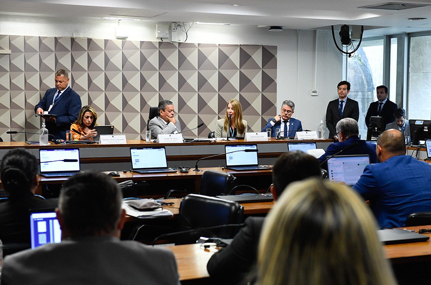 Gesilea Fonseca Teles, discutiu as limitações legais da Anatel (Foto: Roque de Sá/Agência Senado)