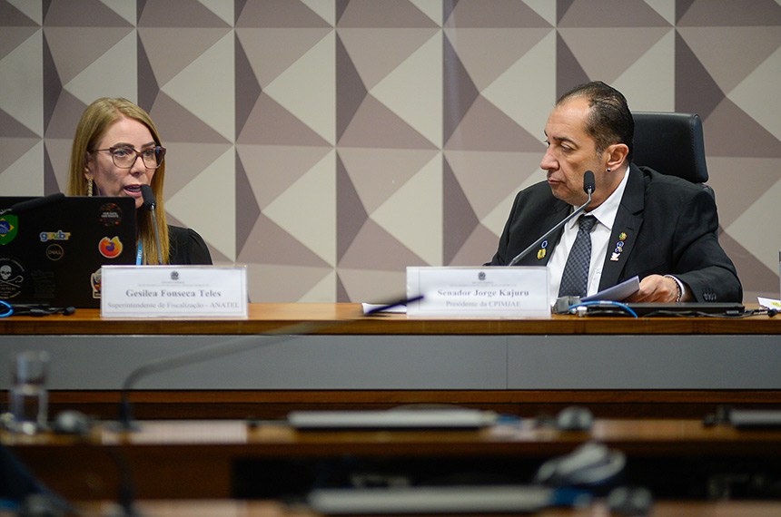 A superintendente de Fiscalização da Anatel, Gesilea Fonseca Teles, informou que a agência envia a lista para as operadoras. (Imagem: Andressa Anholete )