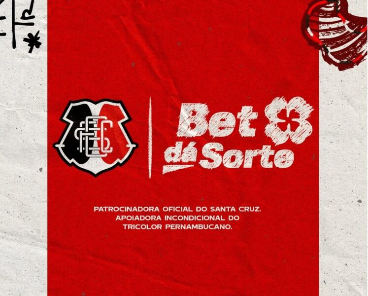 Os valores do acordo entre Santa Cruz Bet dá Sorte não foram revelados. (Imagem: Reprodução/Instagram)