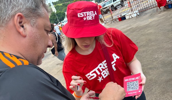 A EstrelaBet é patrocinadora do Internacional e do Estádio Beira-Rio. (Foto: Divulgação/EstrelaBet)