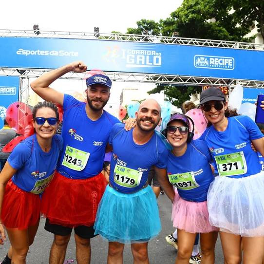 Esportes da Sorte vai apoiar a Corrida do Galo da Madrugada pelo segundo ano consecutivo. (Foto: Divulgação/Galo da Madrugada)