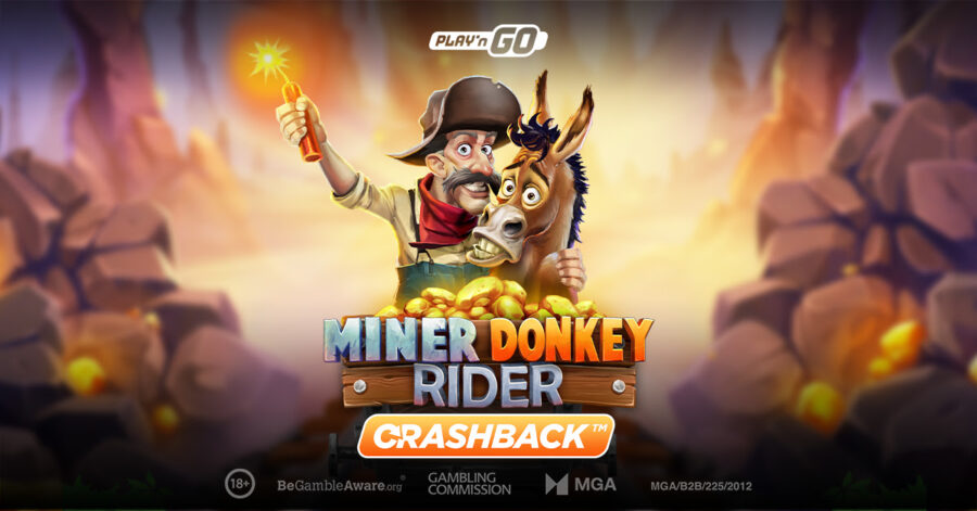 Miner Donkey Rider: Play’n GO lança novo jogo do tipo crash