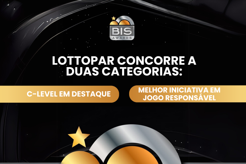 Autarquia foi indicada aos prêmios de Melhor Iniciativa de Jogo Responsável e C-Level em Destaque, (Imagem: Divulgação-Lottopar)