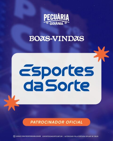 Pecuária de Goiânia: Esportes da Sorte patrocina evento junino na região Centro-Oeste