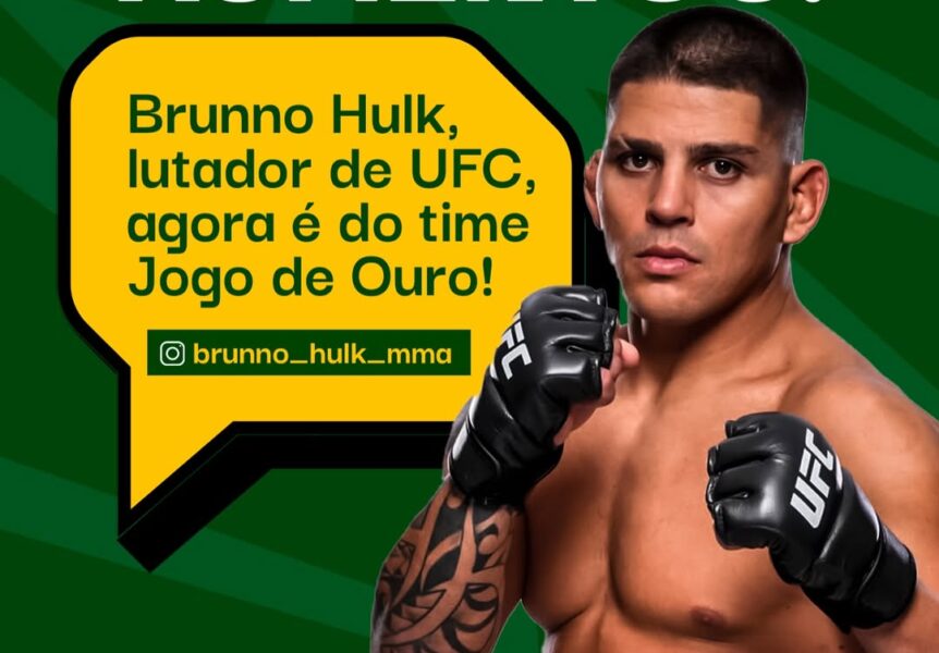 Jogo de Ouro: lutador Brunno Hulk assina com a operadora para ser o novo embaixador da marca