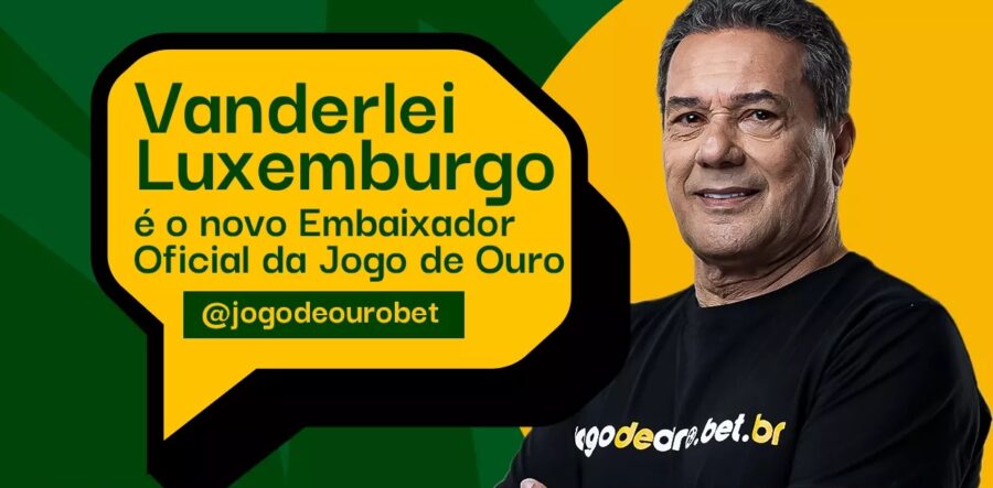Vanderlei Luxemburgo é anunciado como novo embaixador da Jogo de Ouro