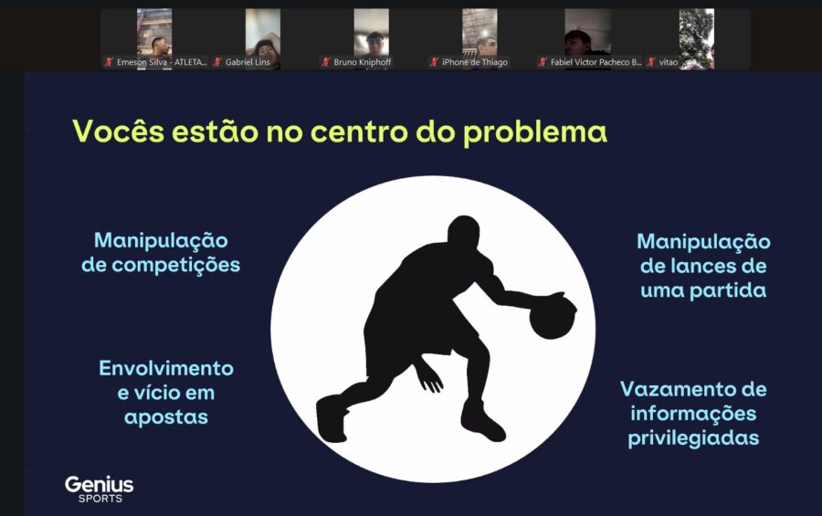 Todos os envolvidos nas 22 equipes participantes assistiram a palestra (Imagem: Reprodução)