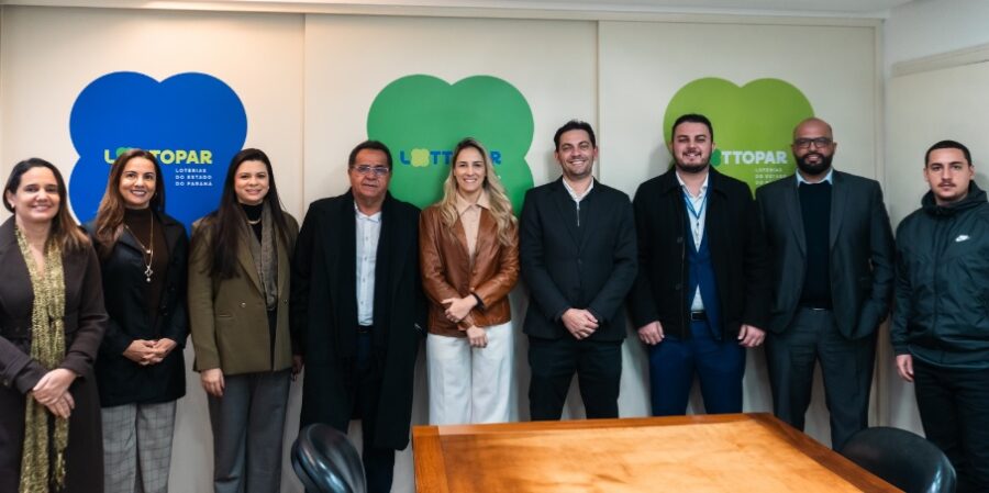 Mercado de loterias: Lottopar recebe visita da Agência Reguladora de Sergipe e da Lotese para troca de experiências