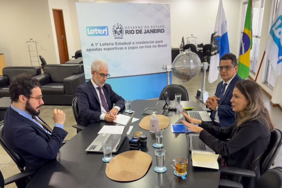 Diretoria da Loterj debate implementação de Vídeo Lottery Terminal (VLT)  (Imagem: reprodução - Loterj)