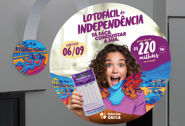 Lotofácil da Independência: bilhetes para concurso com prêmio estimado em R$ 220 milhões começam a ser vendidos