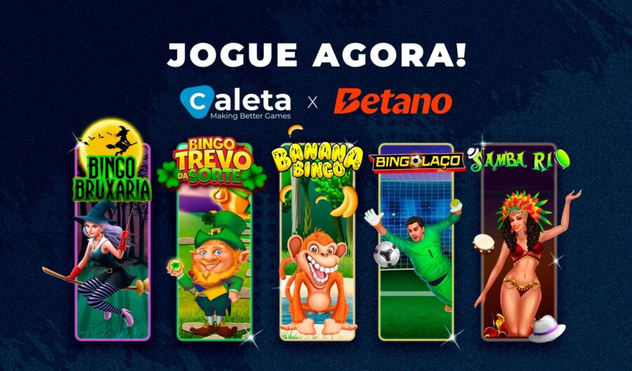 Video bingo e slots: Betano firma acordo para oferecer jogos da Caleta Gaming