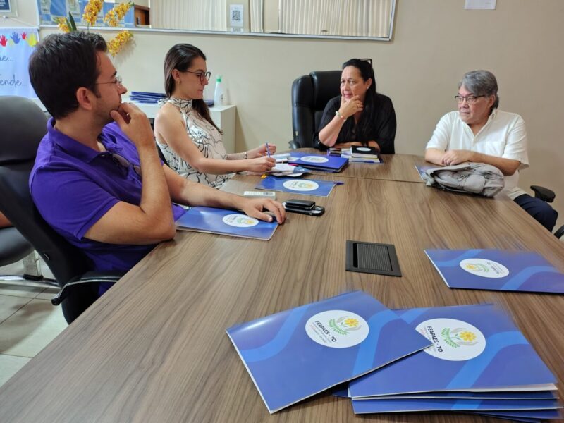Diretoria da Lototins participa de reunião para discutir repasse de recursos para as APAEs