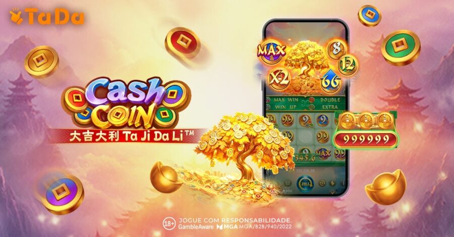 TaDa Gaming apresenta novo slot “Cash Coin” com sistema de vitória baseado em moedas