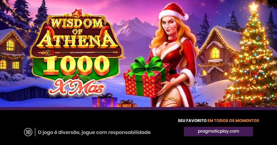 Pragmatic Play lança versão natalina de Wisdom of Athena com multiplicadores de até 1.000x