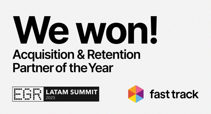 Fast Track conquista prêmio de Parceiro de Aquisição e Retenção no EGR LatAm Awards 2025