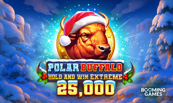 Booming Games esquenta o inverno com o game Polar Buffalo Hold and Win Extreme 25.000