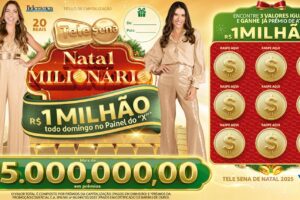 Natal Milionário: Tele Sena promete distribuir mais de R$ 15 milhões em prêmios em dezembro
