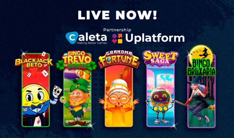 Cassino online: Uplatform assina acordo para ofertar jogos da brasileira Caleta Gaming