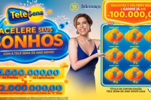Primeira Tele Sena de 2026 tem prêmios estimados que podem passar de R$ 4 milhões