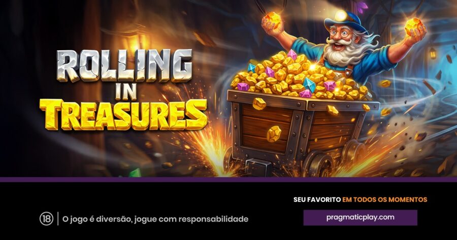 Pragmatic Play escava multiplicadores progressivos em seu novo jogo Rolling in Treasures