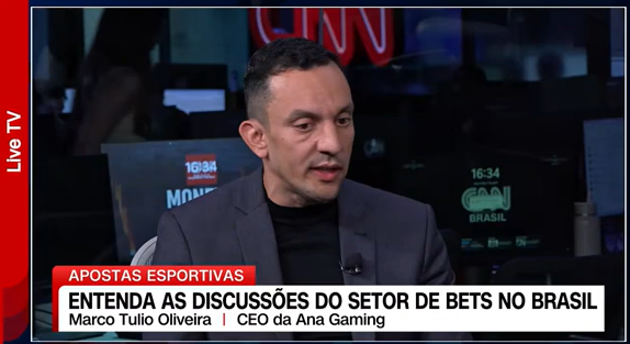 Marco Tulio Oliveira, CEO da Ana Gaming: “Se diminuirmos a ilegalidade pela metade, aumentamos a arrecadação em 50%”