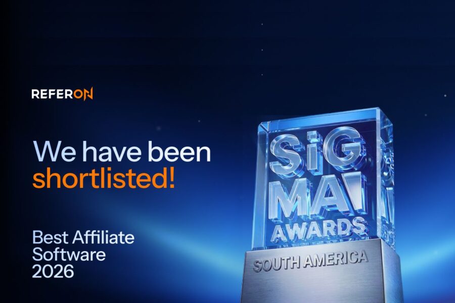 ReferOn é indicada ao prêmio de “Melhor Software de Afiliados 2026” no SiGMA Awards South America