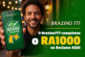 Brazino777 conquista selo RA1000 no Reclame AQUI