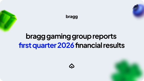 Bragg Gaming Group divulga resultados financeiros do primeiro trimestre de 2026