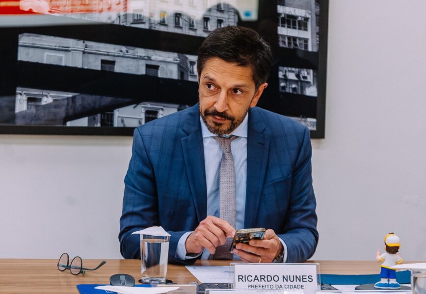 Ricardo Nunes, prefeito de São Paulo. (Foto: Leon Rodrigues/Prefeitura de SP)