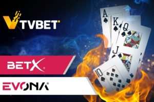 TVBET se asocia con BetX/Evona