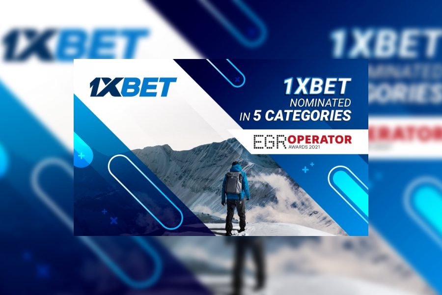 1xBet ha sido nominada en cinco categorías diferentes de los reconocidos premios EGR Operator Awards.