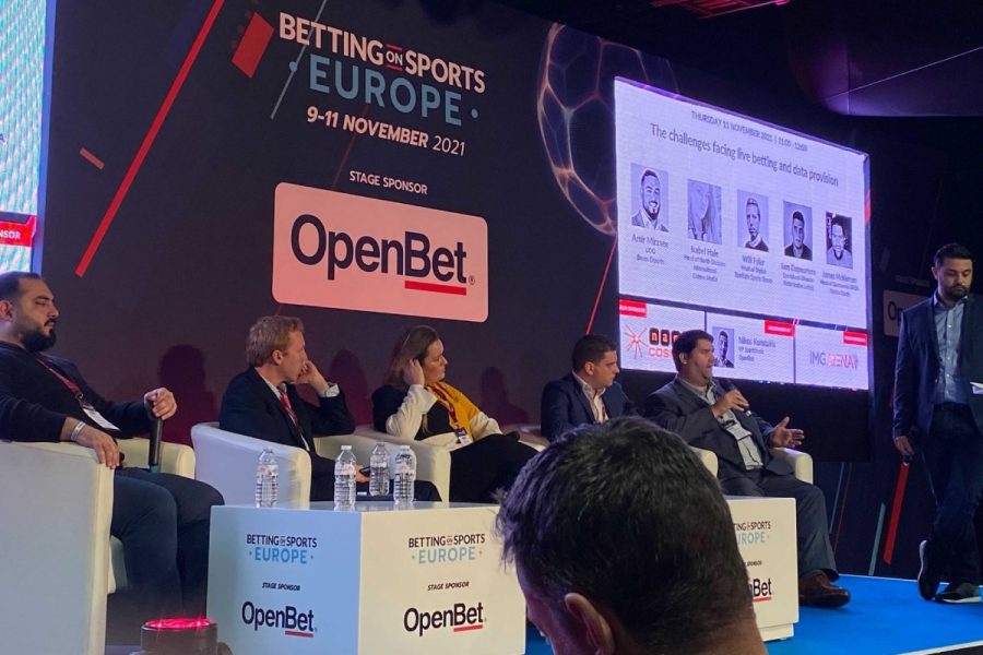 James McKiernan de Genius Sports habló en Betting on Sports Europe.