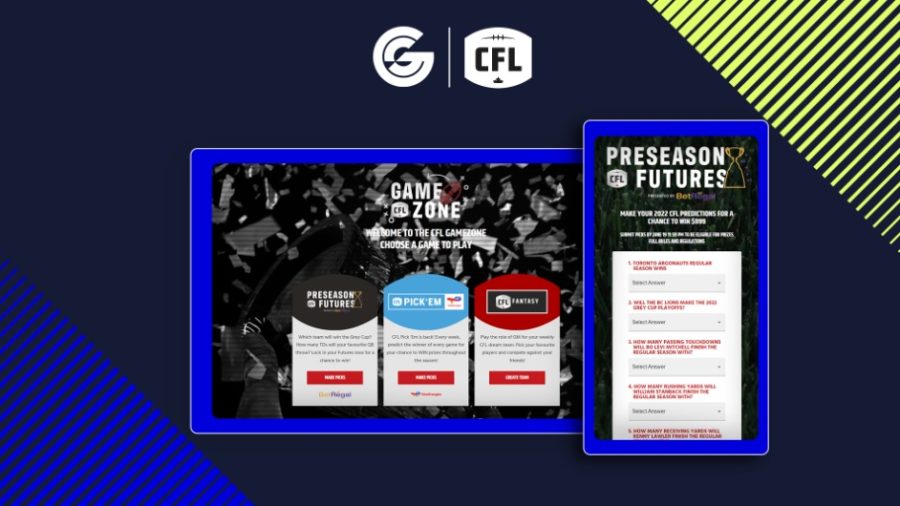 La CFL y Genius Sports lanzaron la nueva CFL GameZone y un juego interactivo CFL Preseason Futures.