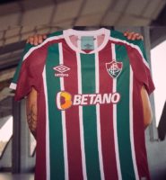 La marca Betano ocupa el frente de la camiseta tricolor. Gentileza tw Fluminense. 