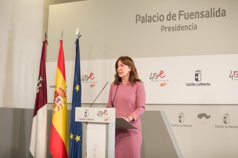 El plan fue detallado por Blanca Fernández, vocera del Gobierno de Castilla-La Mancha. Foto: gobernación de Castilla