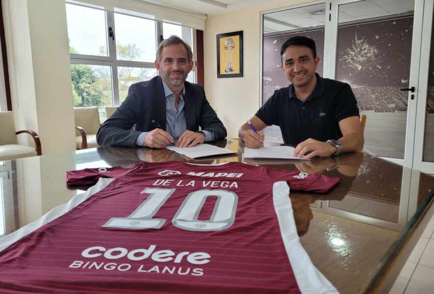 Codere renovó acuerdo con el Club Atlético Lanús.