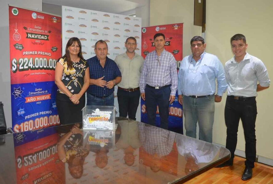 El sorteo fue entre los vendedores de la Lotería de Unificada. Foto: Lotería Chaqueña.