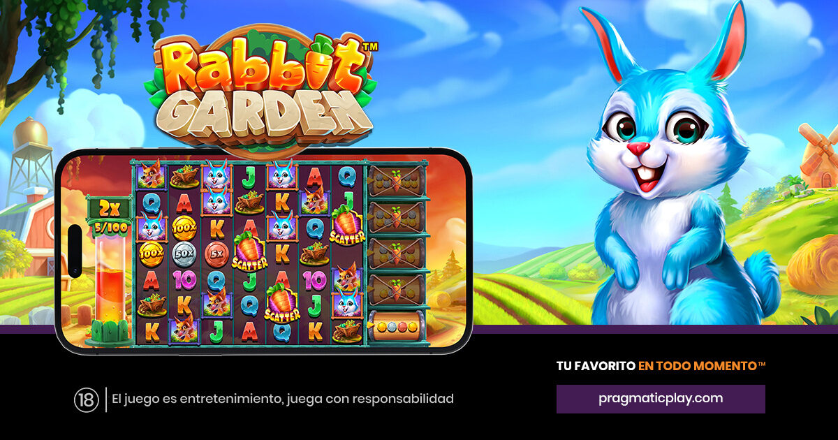 Slot Rabbit Girls Pragmatic Play presenta su nuevo slot, Rabbit Garden