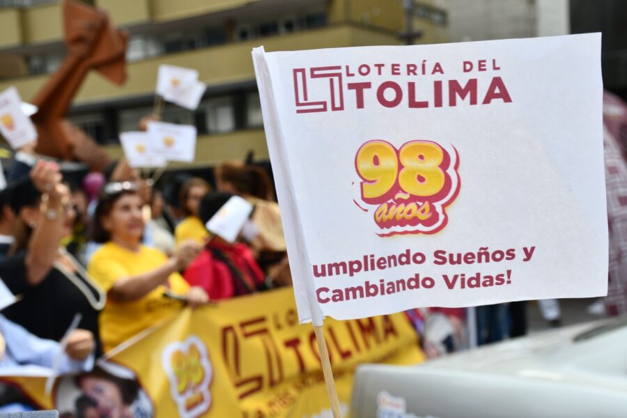 Lotería del Tolima distinguida entre más de 3.000 loterías colombianas.