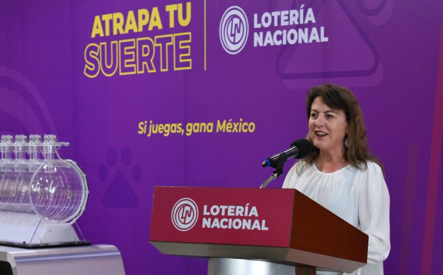 Margarita González Saravia, directora general de Lotería de México,