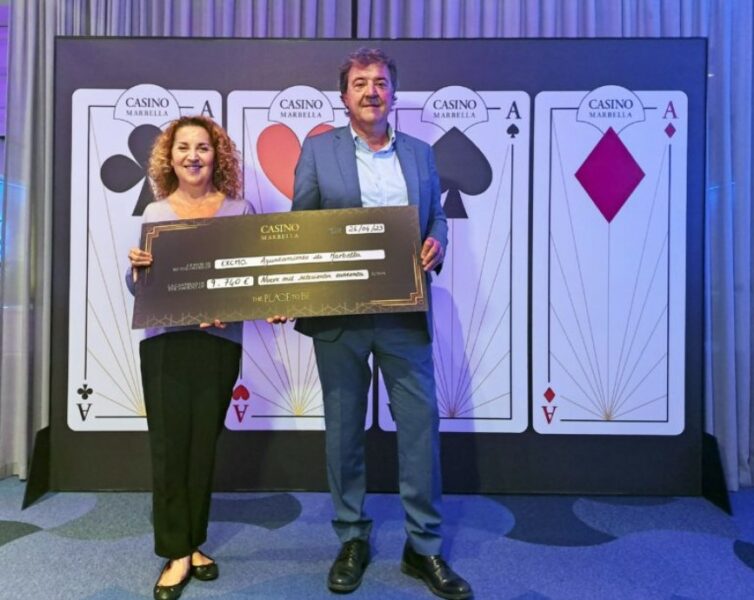 En 2022, la cifra récord entregada fue de EUR9740. Foto: Casino de Marbella. 