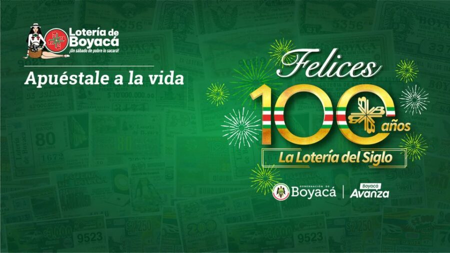 La Lotería de Boyacá cumple 100 años